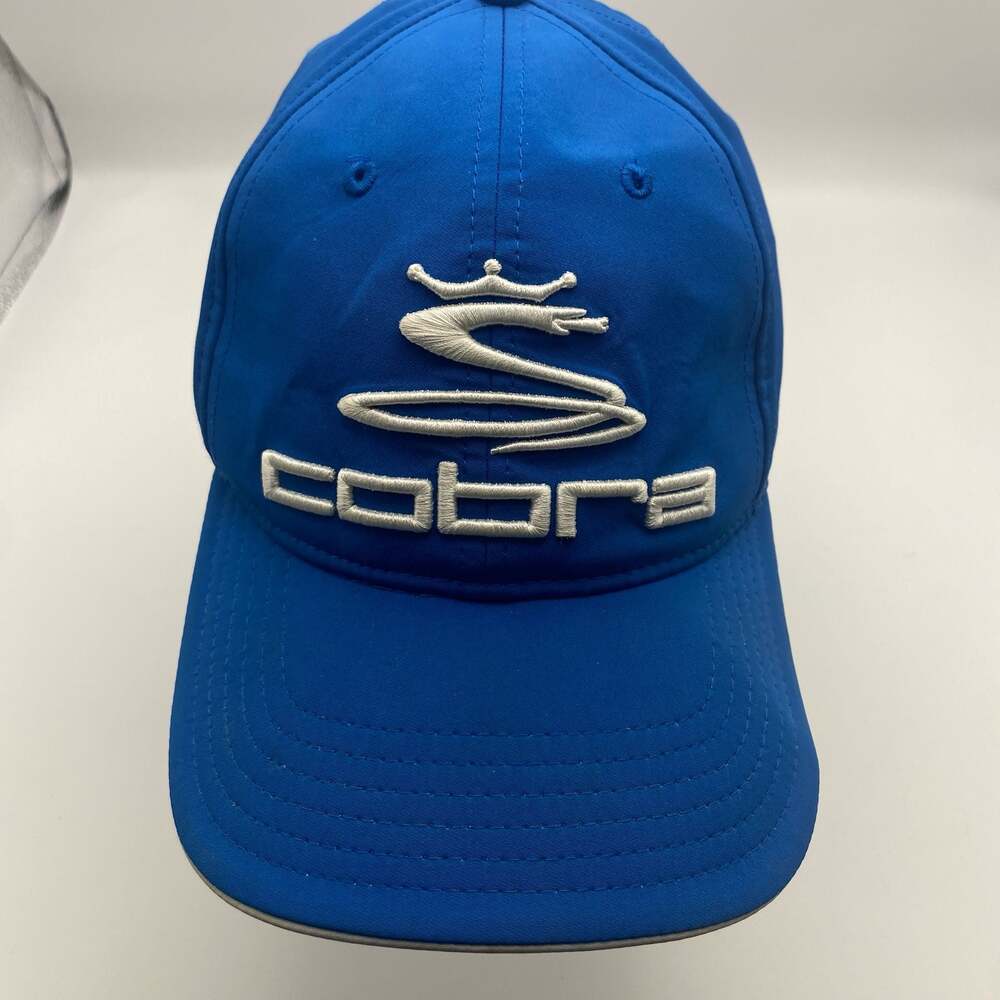 Cobra Golf Hat Blue Adjustable Strapback Cap One Size
